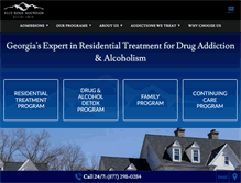 Tablet Screenshot of blueridgemountainrecovery.com